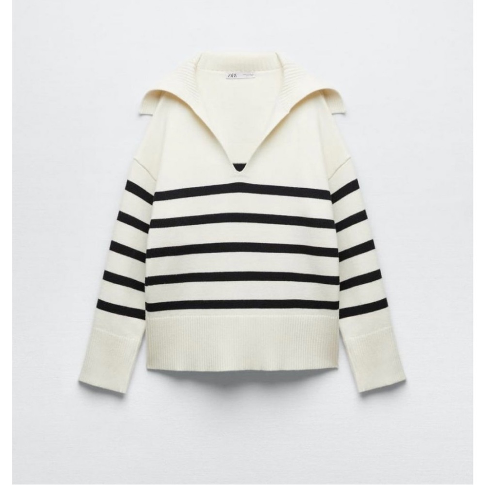 Zara Striped Knit Sweater
